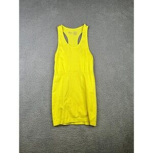 ZYIA ACTIVE Yellow Copper Charged tank Sz xs
